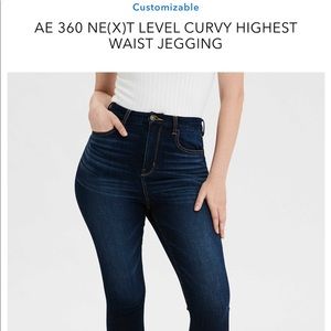 AE 360 NE(X)T LEVEL CURVY HIGHEST WAIST JEGGING